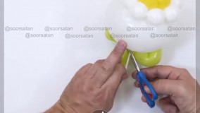 آموزش بادکنک آرایی استند گل