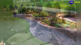 انواع دیوارهای حائل در طراحی منظر  و محوطه سازی