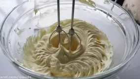 دستور تهیه کیک وانیلی با کرم کره وانیلی