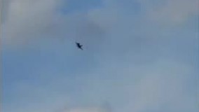 رهگیری یک هواپیمای نظامی بر فراز سازمان ملل