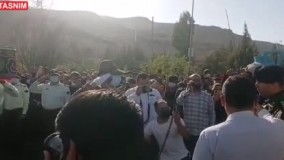 تشییع پیکر «علی لندی» نوجوان فداکار ایذه‌ای