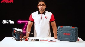 آنباکسینگ بتن کن 3/7 کیلویی فوق صنعتی آروا مدل 5207