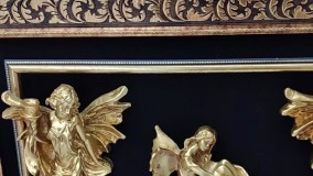 تابلو رزین (پلی استر) طرح دختران فرشته ای – دیجی دکوری