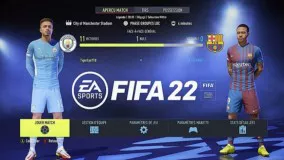 منچسترسیتی  -  بارسلونا   FIFA 22 PS5 MOD