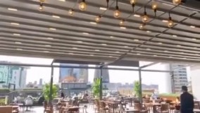 بروزترین سایبان متحرک روفگاردن و باغ رستوران.مسلمی09380039293