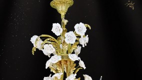 لوستر پذیرایی جدید 12 شعله محصول جدید پارس لوستر فراهانی