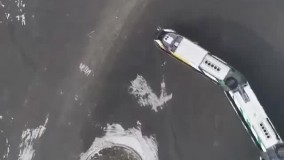 آزمایش قطار برقی خودران و بی ریل در چین