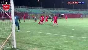 خلاصه بازی پرسپولیس 5-0 امید پرسپولیس