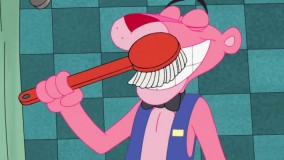 کارتون پلنگ صورتی : مسواک ؛  انیمیشن پلنگ صورتی جدید