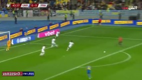 خلاصه بازی اوکراین 1 - فرانسه 1