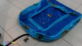 استخر بادی مستطیلی کوچک زیبا