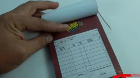 طراحی و چاپ فاکتور تمام رنگی دو برگی باکیفیت و ارزان