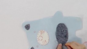 نمد دوزی آسان ( آموزش دوخت خرس ساده )