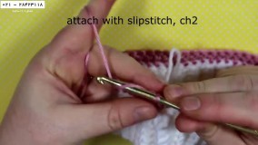 لباس بافتنی دخترانه-بافت شلوارگشاد کودکانه