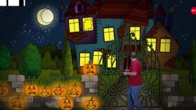 انیمیشن استیو و مگی-(آهنگ هالووین و خانه وحشت)