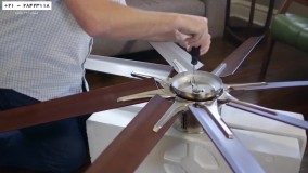 نصب پنکه سقفی - نصب استاندارد پنکه سقفی امرسان Cf320