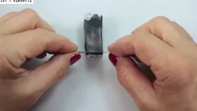 خمیر دست ساز-(گوشواره خمیری دایره ای)