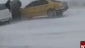 تصادف زنجیره‌ای در جاده ملایر به همدان