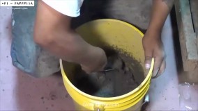 ساخت سنگ مصنوعی مربعی شکل