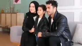 پشت صحنه عکاسی از خانواده سه نفره‌ی ساعد سهیلی