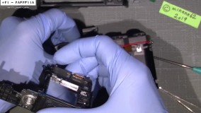 تعمیر دوربین کامپکت - گیرکردن دکمه زوم