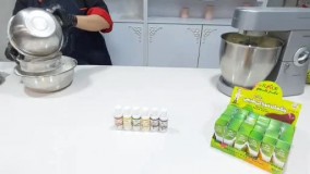 خامه کشی پولکی با رنگ های صددرصد طبیعی