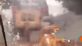 دختر برفی ، درمیان بارش سنگین برف به دنیا آمد