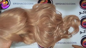 اِرشاکو - آنباکسینگ کلاه گیس زنانه بلند فانتزی و حالت دار صورتی