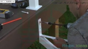 نصب نرده استیل-نرده استیل راه پله-( نصب پایه برای پله )