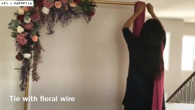 های جالب برای عروسی-ایده های جالب برای عروس-دیزاین ورودی عروس داماد