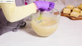 درست کردن صابون-ساخت صابون فانتزی-صابون روغن جوجوبا و کره انبه(پارت اول)