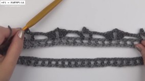 بافت پانچو زنانه با دو میل-نحوه بافت پانچو- (بافت پانچو یقه اسکی)