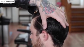 اصلاح مو مردانه-اصلاح موی مردانه-آموزش اصلاح بالای سر با قیچی