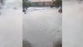 امتحان دادن بی‌رحمانه در فضایی سرد ، باز و بارانی !