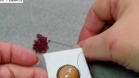 جواهر دوزی-جواهر دوزی-منجوق دوزی-سنجاق سینه-( دوخت پیکسل لک لک )