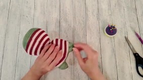 ساخت عروسک با جوراب - هنر عروسک جوراب - آموزش دوخت عروسک گربه