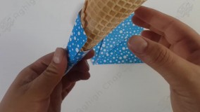 نمونه کاور بستنی قیفی طرح عمومی در قم