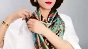 خلاقیت با روسری