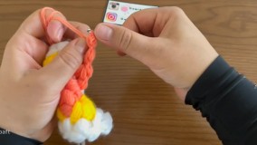 آموزش بافتنی دستگیره پفی قلاب بافی