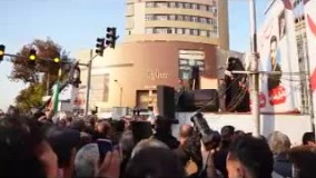 تشییع پیکر سه شهید مدافع امنیت در مشهد