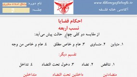 درس منطق استاد مطهری (جلسه 9) مدرس دکتر  جلال خدایاری