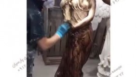 پارسیان بهترین کارگاه رنگ آمیزی و تولیدکننده انواع مجسمه فایبرگلاس | رزین09306966372 عربی
