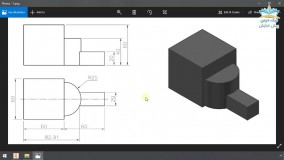 بریده فصل سوم آموزش طراحی با نرم افزار Autodesk Inventor - سطح 1