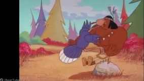 کارتون پلنگ صورتی تعقیب و گریز پرنده مشکوک