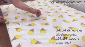 دوخت تشک نوزادی-سیسمونی کودک-دوخت سرهمی- دوخت تشک و بالش نوزاد
