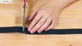 دوخت سرویس آشپزخانه پارچه ای-دوخت دستگیره-(دوخت کیف پیک نیک)