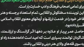 بزرگترین اتفاق زندگی ام خادم الرضاییست