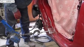 دوره صافکاری خودرو - صافکاری خودرو - صافکاری رکاب و ستون انتهایی خودرو