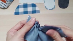دوخت سیسمونی نوزاد- آموزش دوخت لباس بچگانه-(آموزش دوخت پاپوش نوزاد )