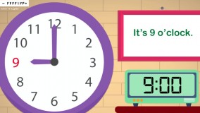 زبان انگلیسی به کودکان-دانلودانیمیشن آموزشی فان کیدز-آموزش بیان ساعت